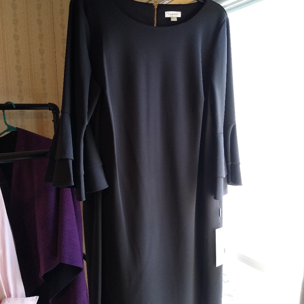 Calvin Klein black dress plus size